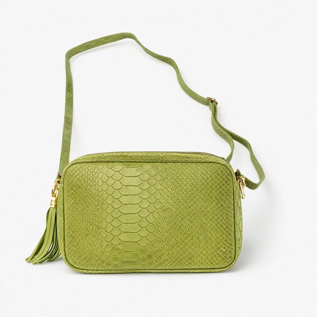 Bolso bandolera piel labrada. - Imagen 2
