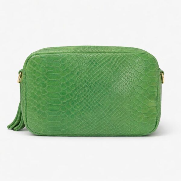 Bolso bandolera piel labrada.