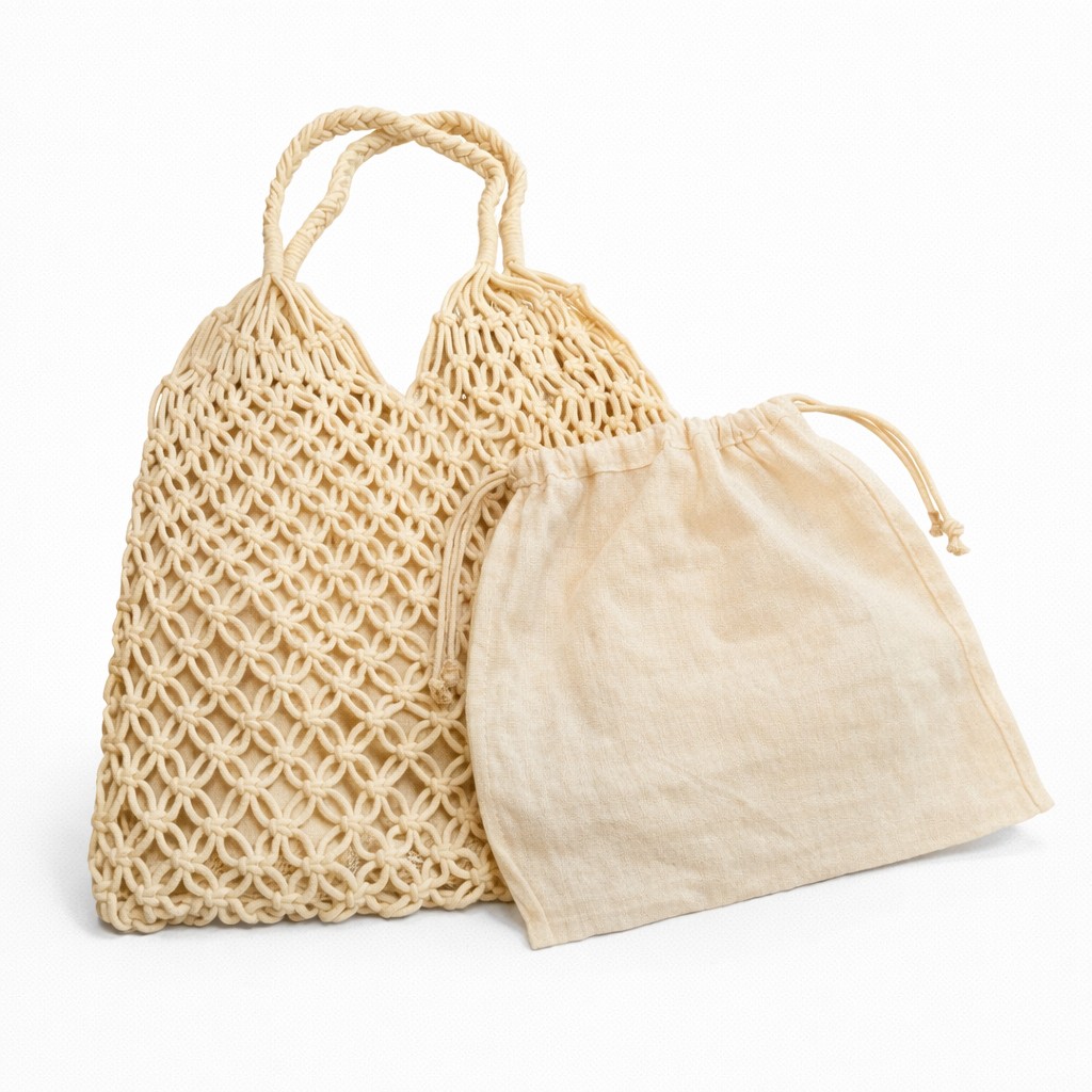 Bolso macramé hombro - Imagen 4