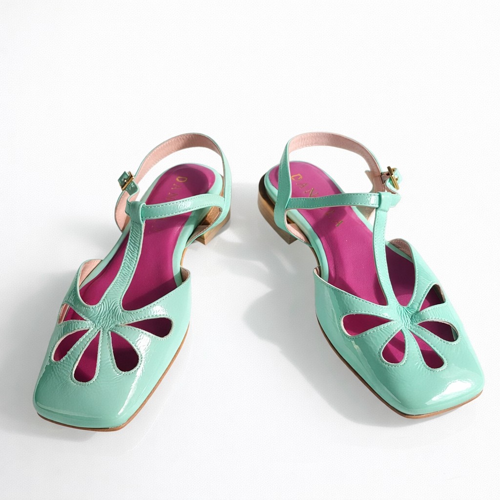 Zapato charol menta. - Imagen 4
