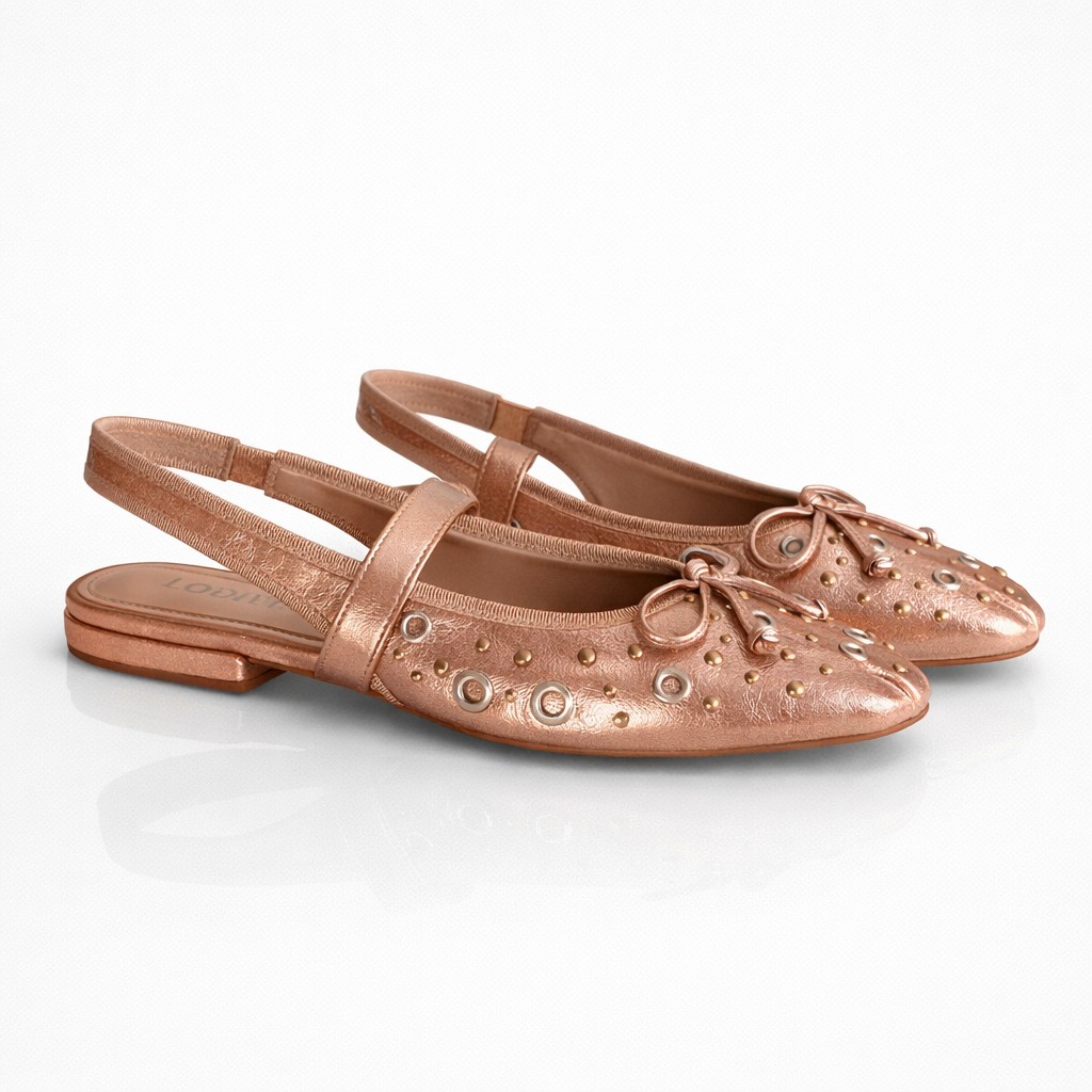 Bailarina tachas, metalizada. - Imagen 2