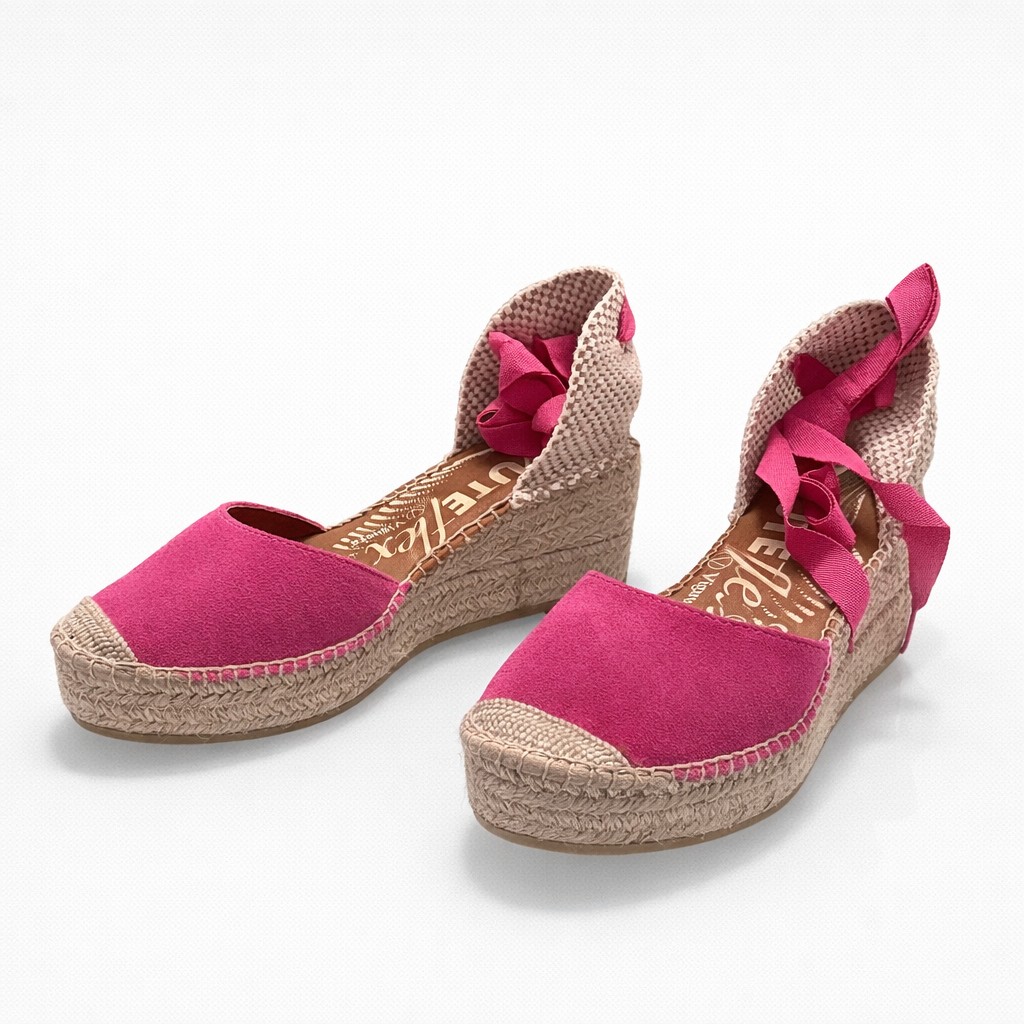 Cuña yute fucsia, - Imagen 2
