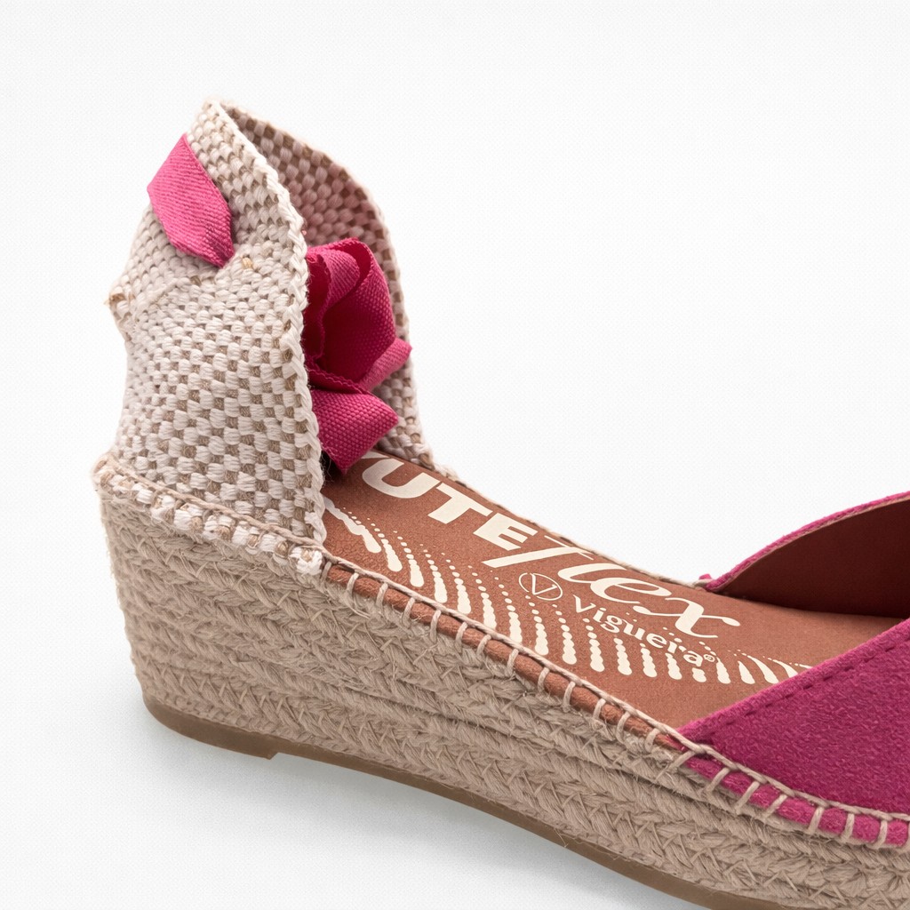 Cuña yute fucsia, - Imagen 3