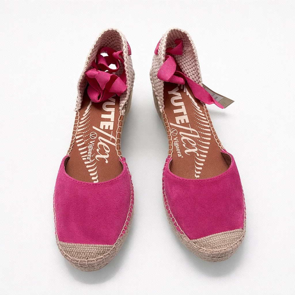 Cuña yute fucsia, - Imagen 4