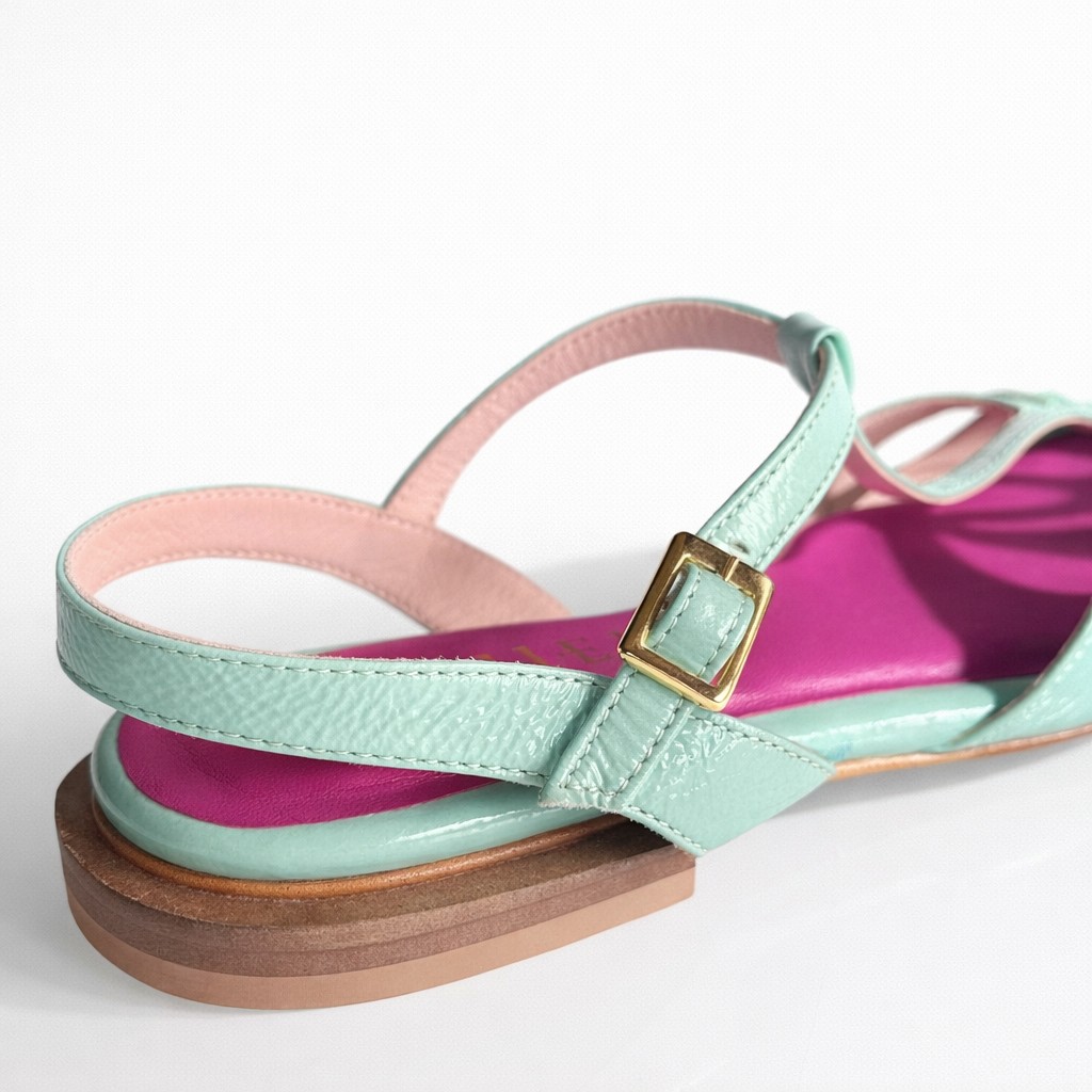 Zapato charol menta. - Imagen 2