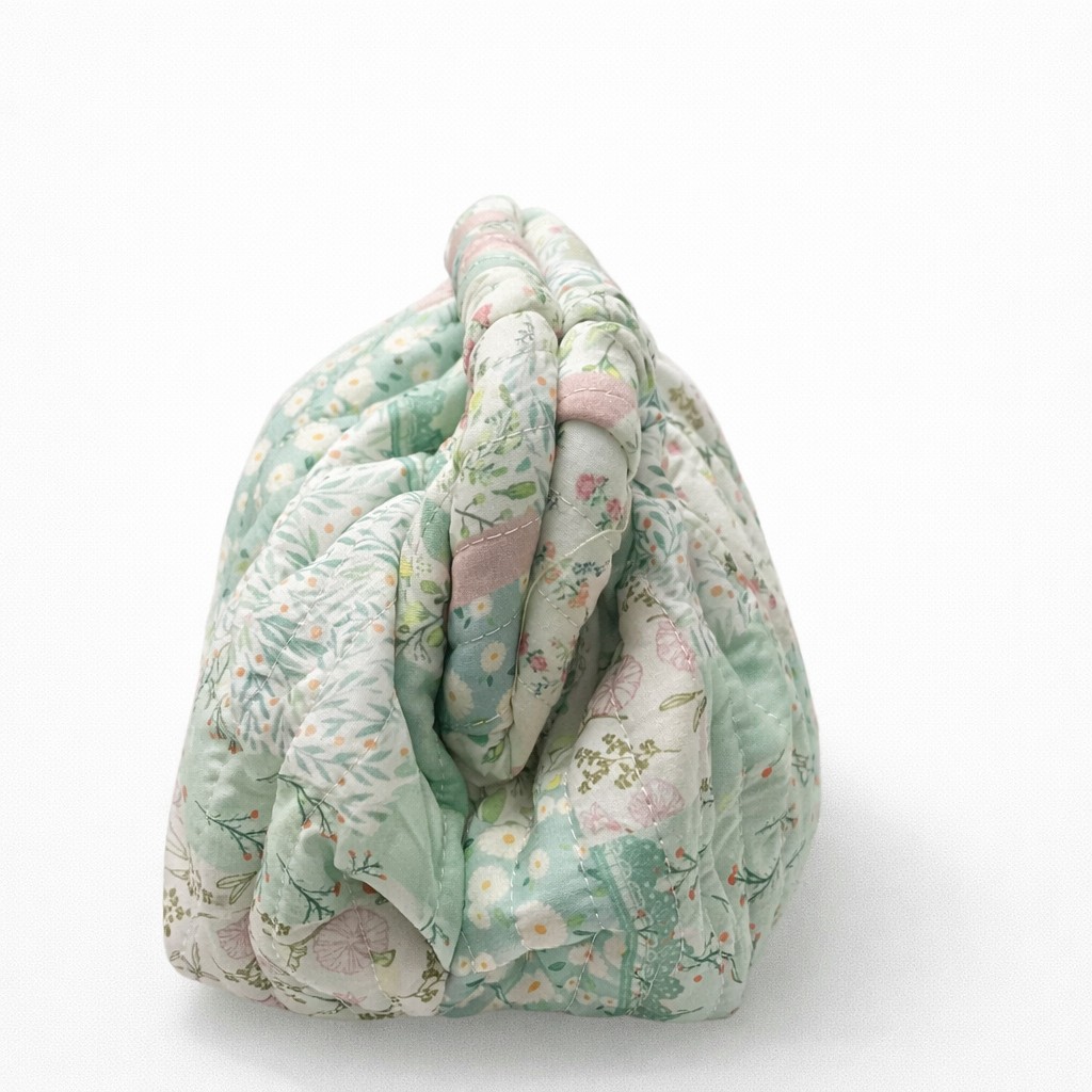 Bolso clutch acolchado patchwork - Imagen 19