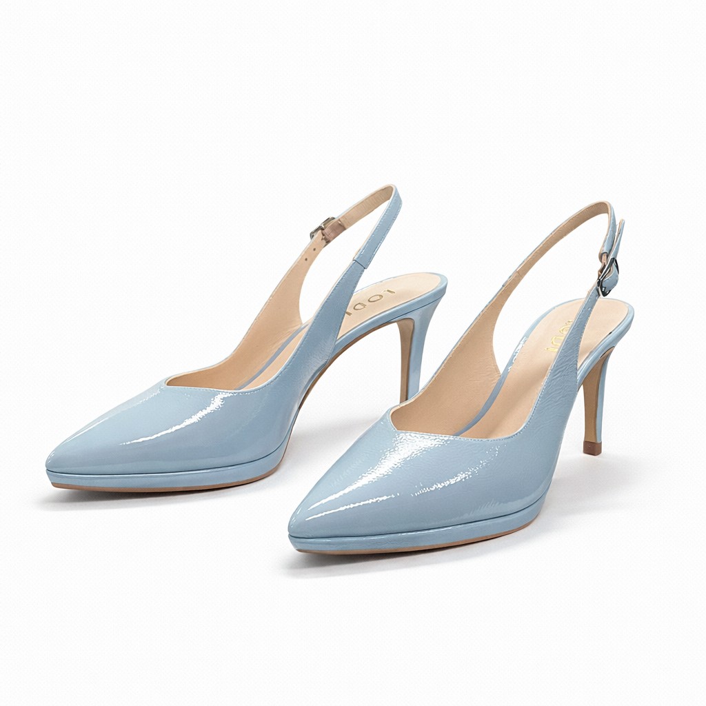 NUEVA COLECCIÓN. (zapato de muestra) Salón charol azul - Imagen 2