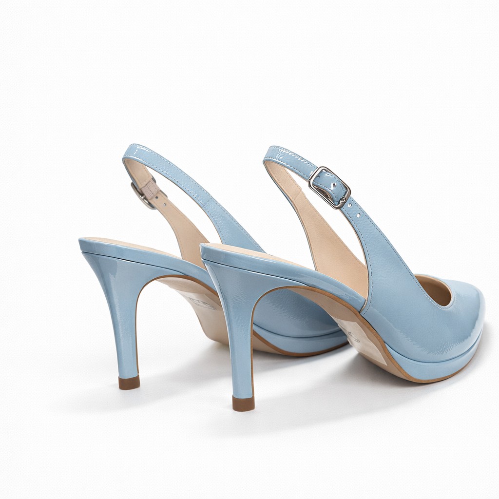 NUEVA COLECCIÓN. (zapato de muestra) Salón charol azul - Imagen 3