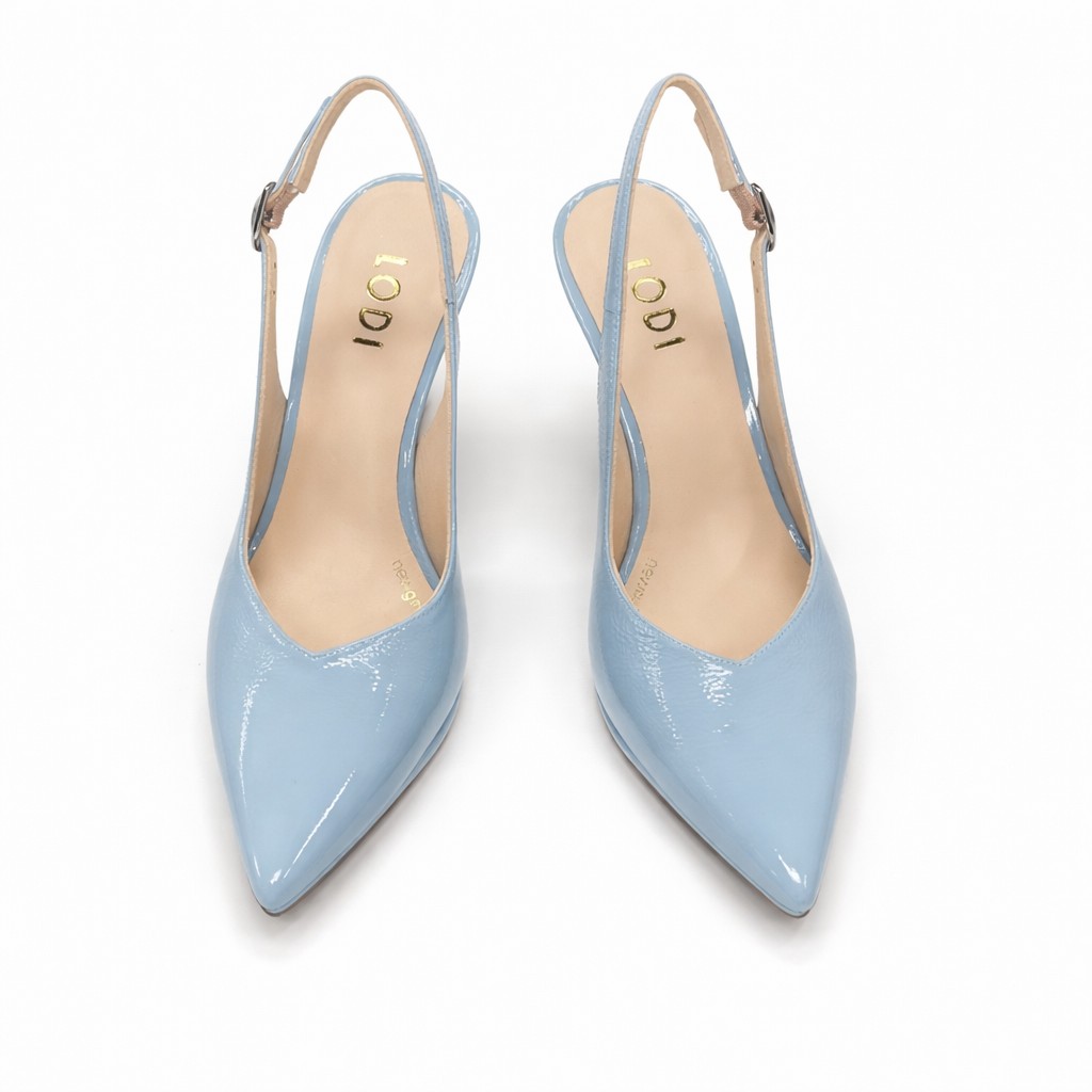 NUEVA COLECCIÓN. (zapato de muestra) Salón charol azul - Imagen 4