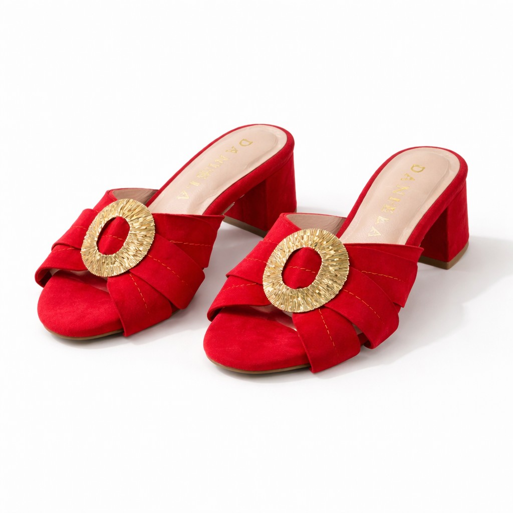 Nueva colección. Sandalia roja - Imagen 2