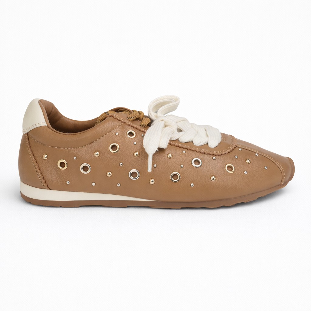 NUEVA COLECCIÓN. (zapato de muestra) Deportiva camel.