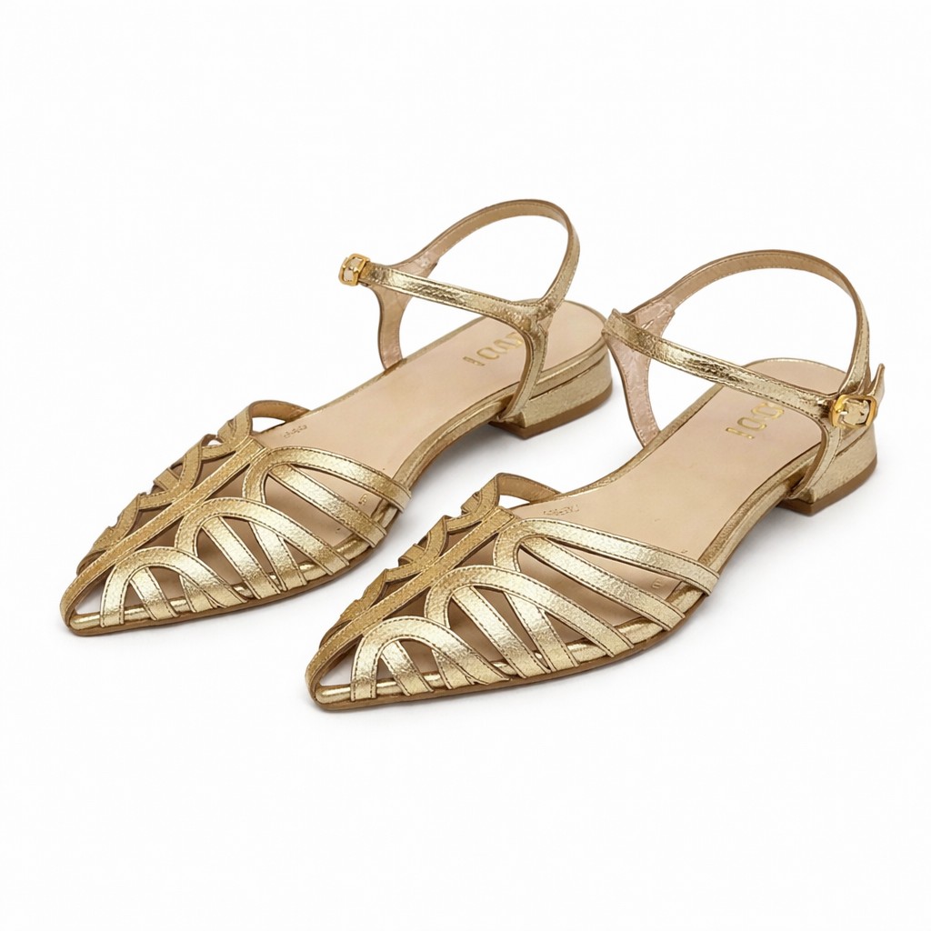 NUEVA COLECCIÓN. (zapato de muestra) Sandalia red oro - Imagen 4