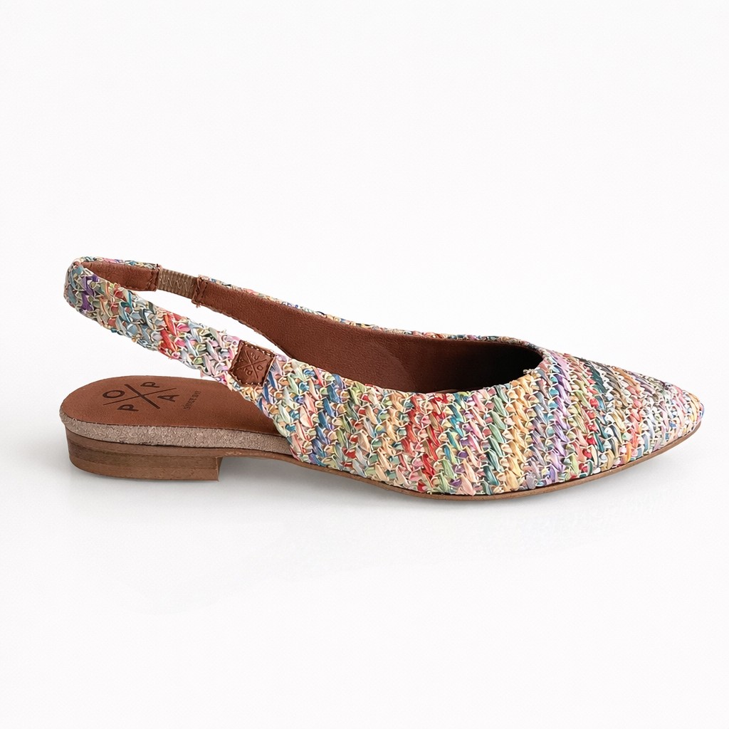 Mule destalonada multicolor