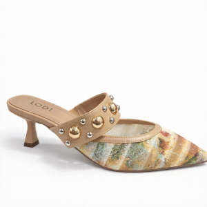 NUEVA COLECCIÓN (zapato de muestra) Salón destalonado beige