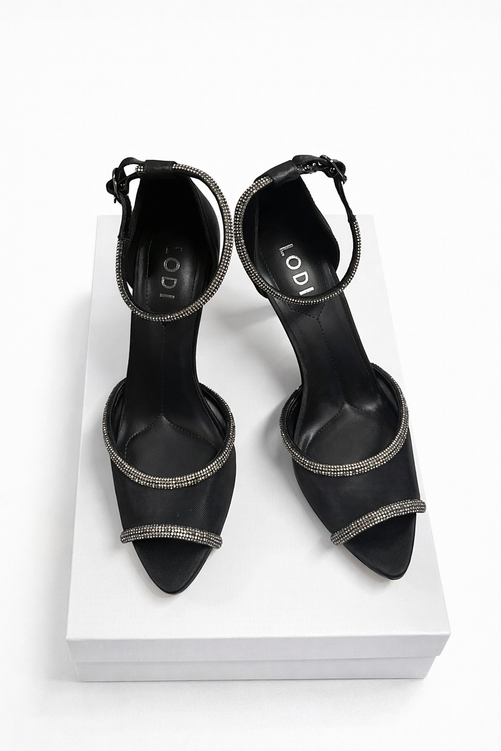 NUEVA COLECCIÓN (zapato de muestra) Salón negro transparante - Imagen 3
