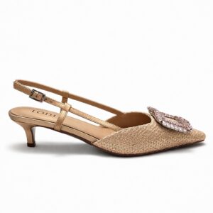 NUEVA COLECCIÓN. (zapato de muestra) Salón destalonado joya