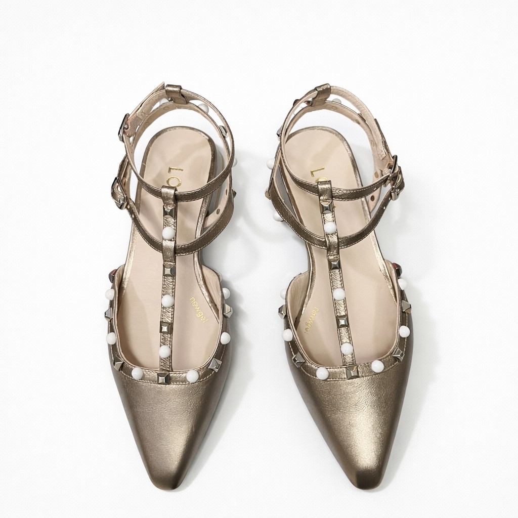 NUEVA COLECCIÓN. (zapato de muestra) Zapato destalonado pulsera tachas - Imagen 3