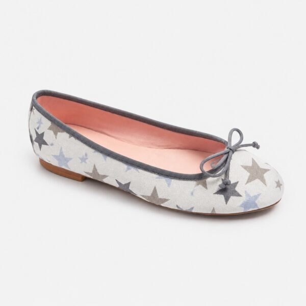 Bailarina estrellas gris