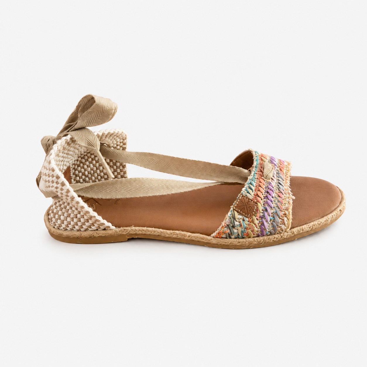 SANDALIA POPA LAZOS MULTICOLOR