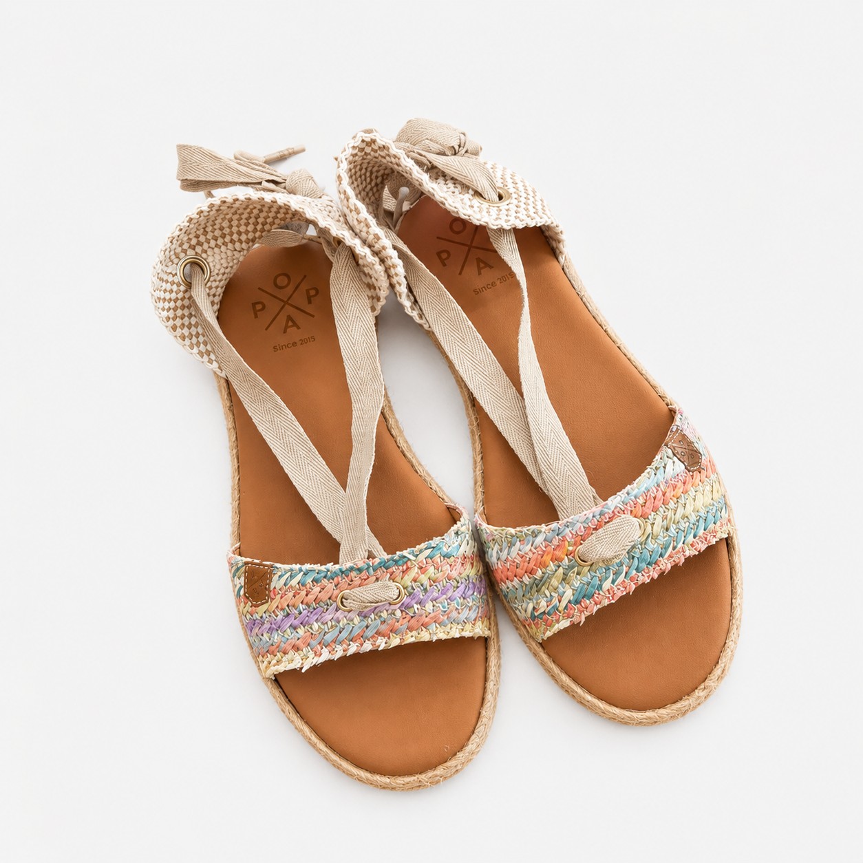 SANDALIA POPA LAZOS MULTICOLOR - Imagen 4