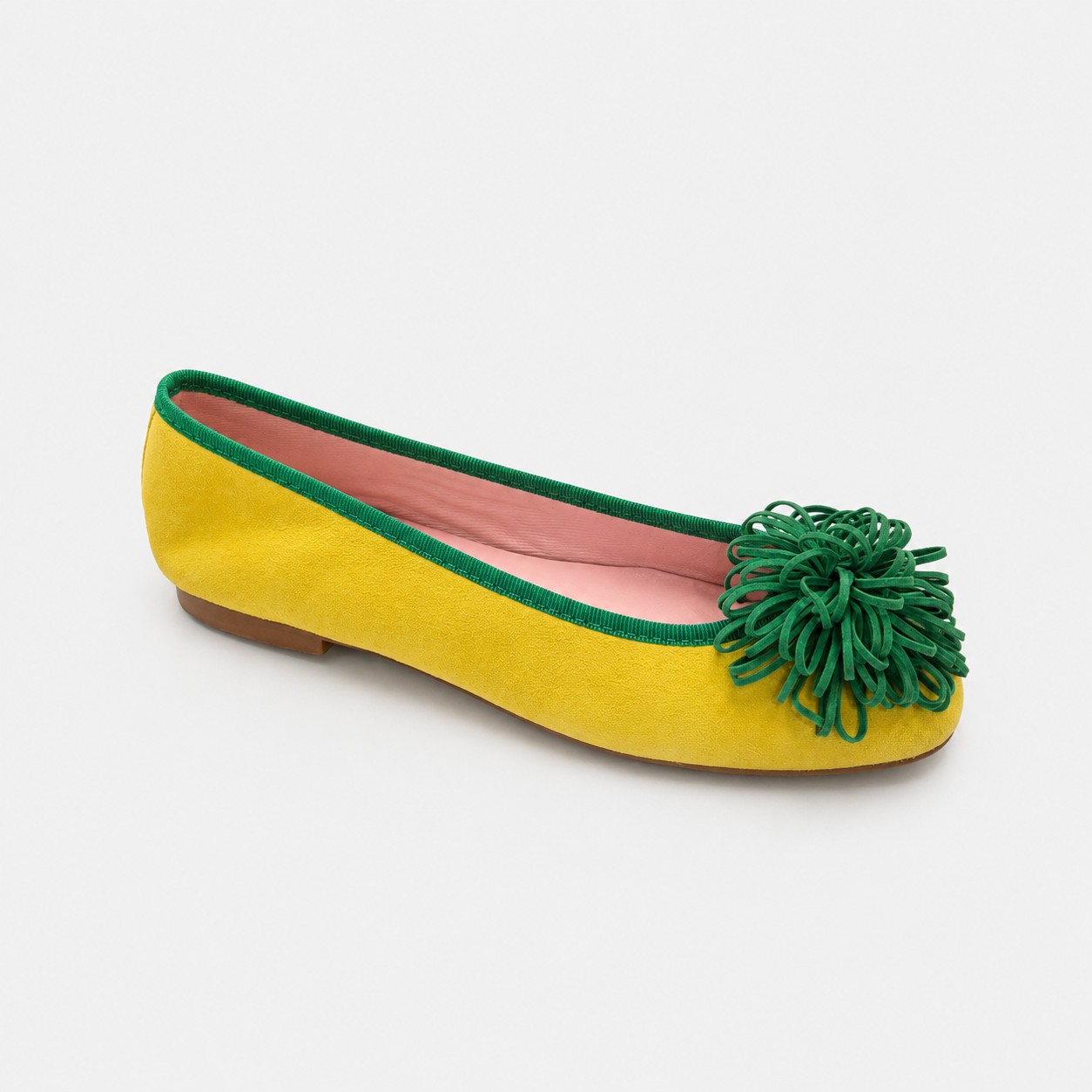 BAILARINA primavera amarilla y verde flor