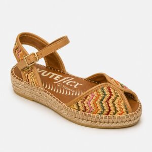 Menorquina yute plana multicolor