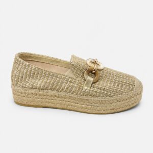 Mocasín alpargata yute beige