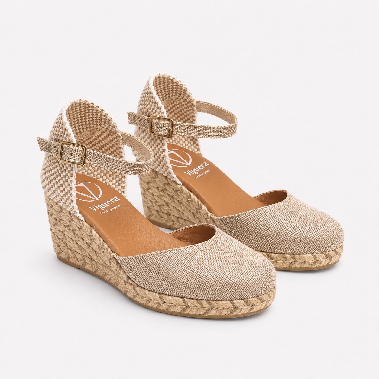 Alpargata de cuña yute beige
