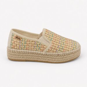Alpargata yute cerrada multicolor