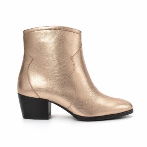Botín cowboy oro. LODI