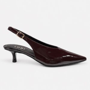 NUEVA COLECCIÓN. Salón destalonado chocolate (zapato de muestra)