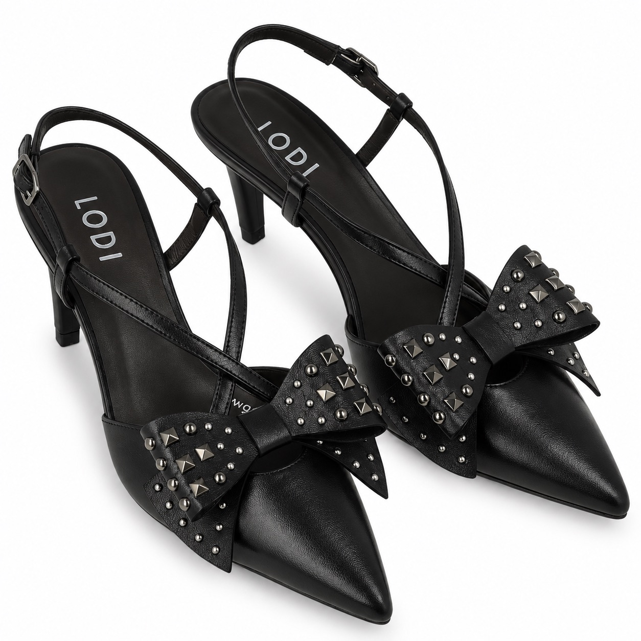 NUEVA COLECCIÓN. Salón negro lazo. (zapato de muestra) - Imagen 3
