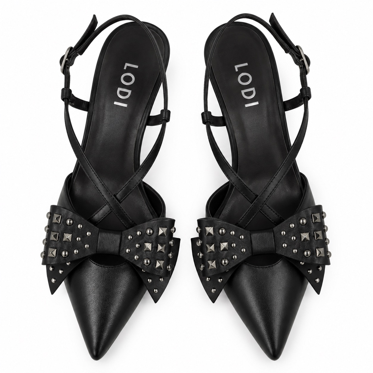 NUEVA COLECCIÓN. Salón negro lazo. (zapato de muestra) - Imagen 4