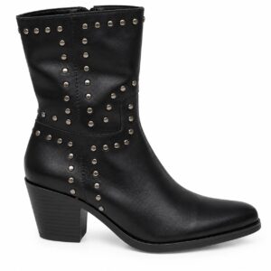 Botín negro tachuelas. VIGUERA