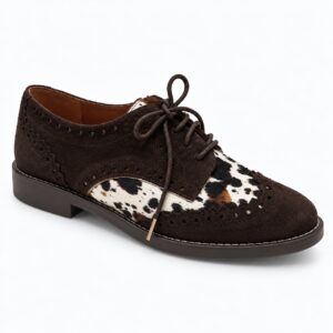 Zapato Oxford print. DANIELA SHOES, número 37. (zapato de muestra)