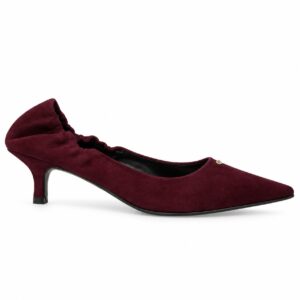 NUEVA COLECCIÓN. Salón burdeos ante. (zapato de muestra)