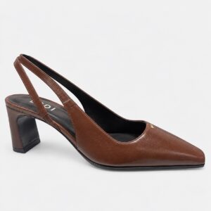 NUEVA COLECCIÓN. Zapato destalonado marrón. (zapato de muestra)